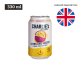 Charlies  Bio Organic Sparkling Water Passion Fruit Can 330ml