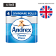 Andrex Classic Clean White 4 Rolls